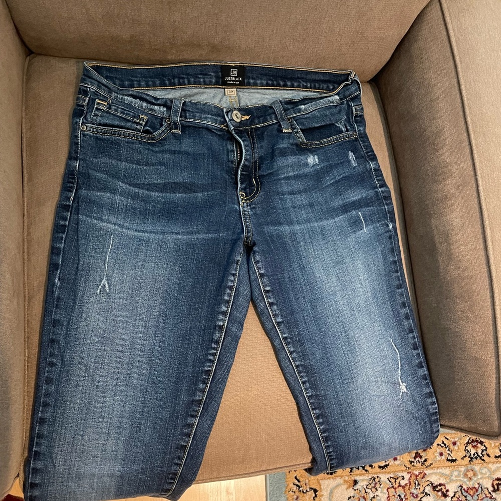 Just Black straight leg jeans